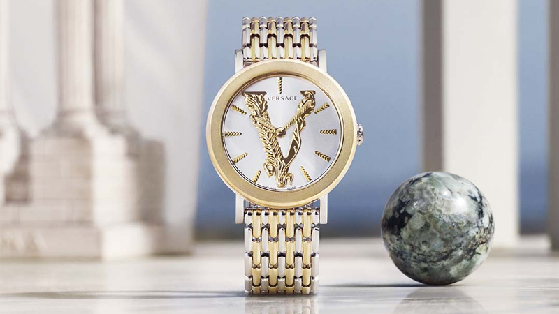 Phân biệt đồng hồ Versace super fake qua dây đồng hồ