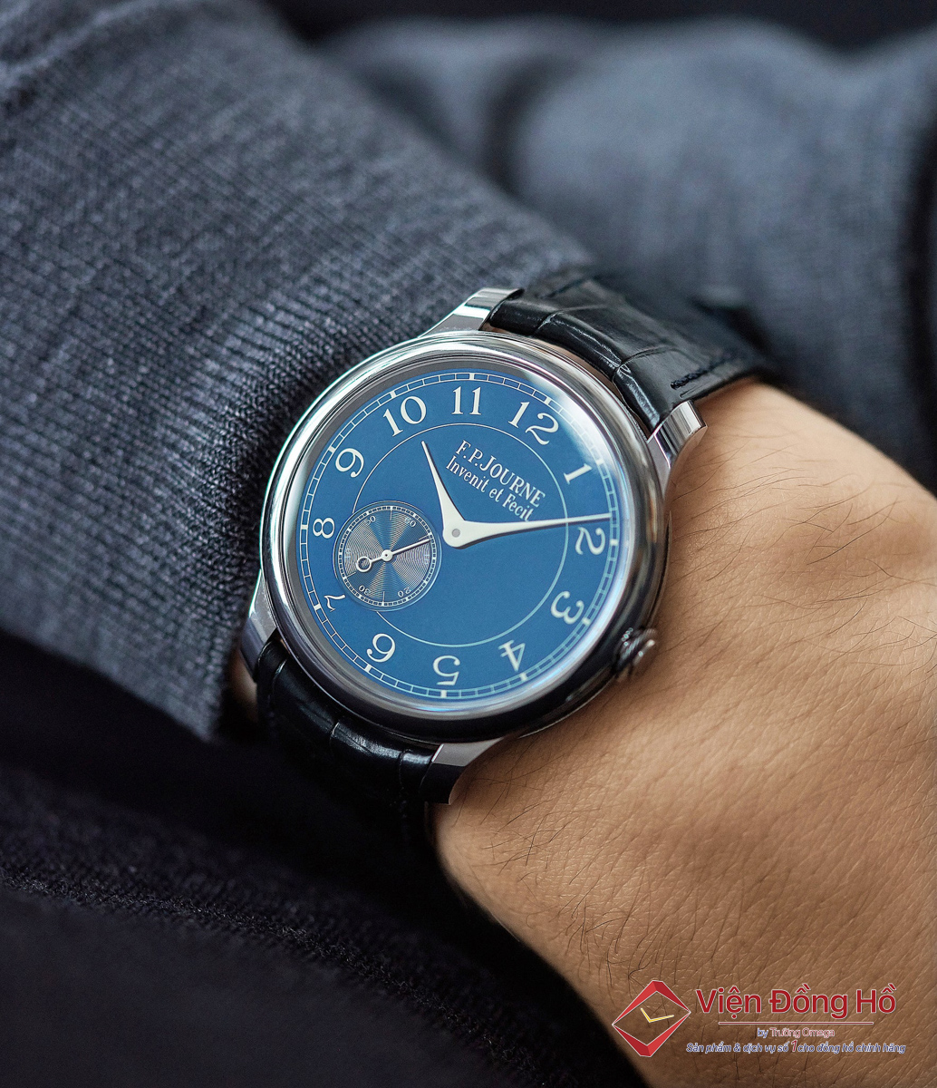 Bộ sưu tập đặc biệt khủng đồng hồ tổng thống Nga Putin 11 FP Journe Chronomètre Bleu là chiếc đồng hồ thuộc về một thương hiệu Independent