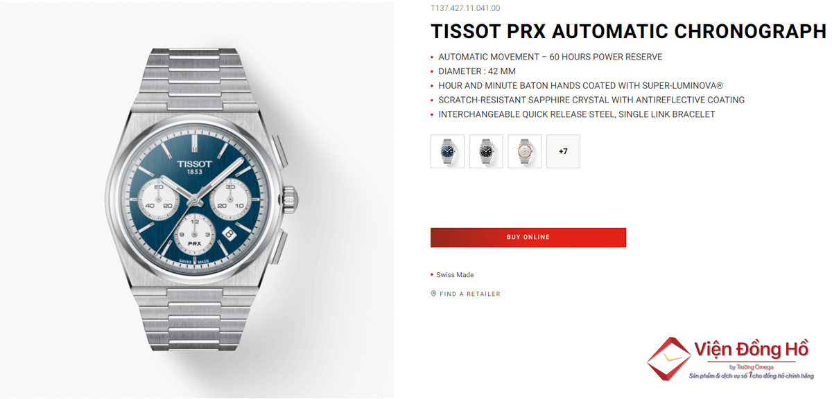 Cách nhận biết đồng hồ Tissot chính hãng bằng những thông tin liên quan