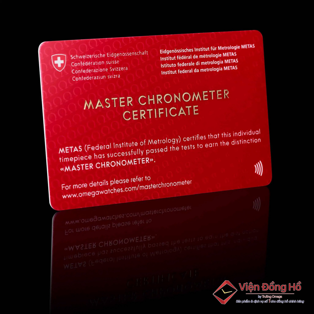 Thẻ Master Chronometer Certificate