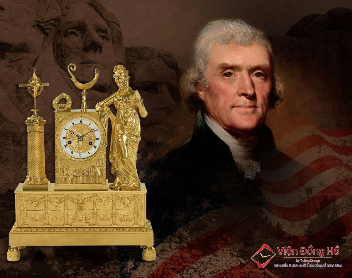 Đồng hồ do nghệ nhân Louis Moinet chế tác đã theo Tổng thống Thomas Jefferson hai nhiệm kỳ