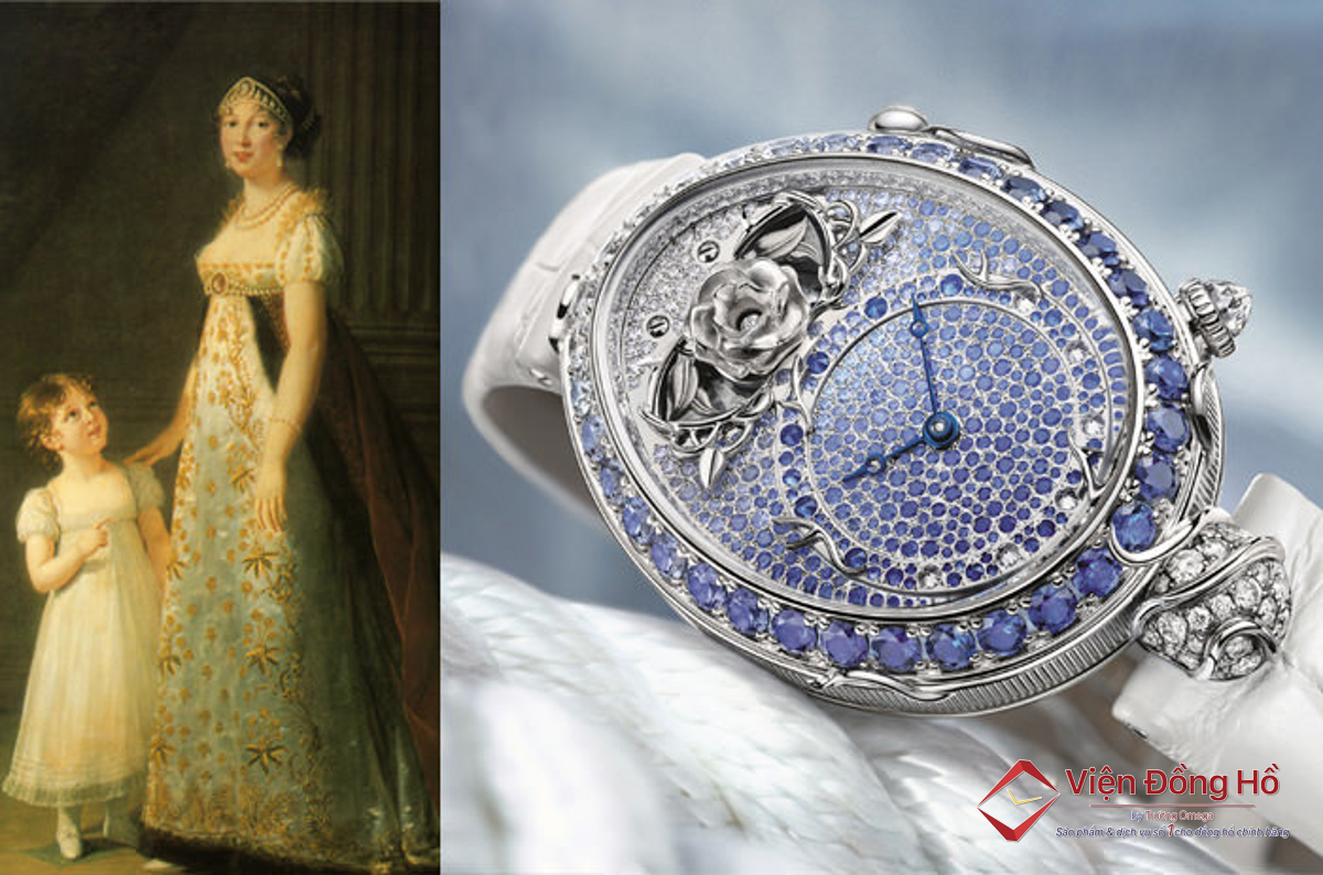 Chiếc đồng hồ đeo tay đầu tiên Queen of Naples năm 1810