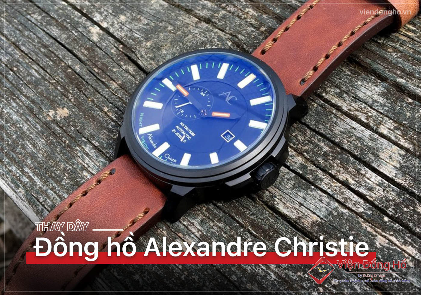 Thay day dong ho Alexandre Christie 5