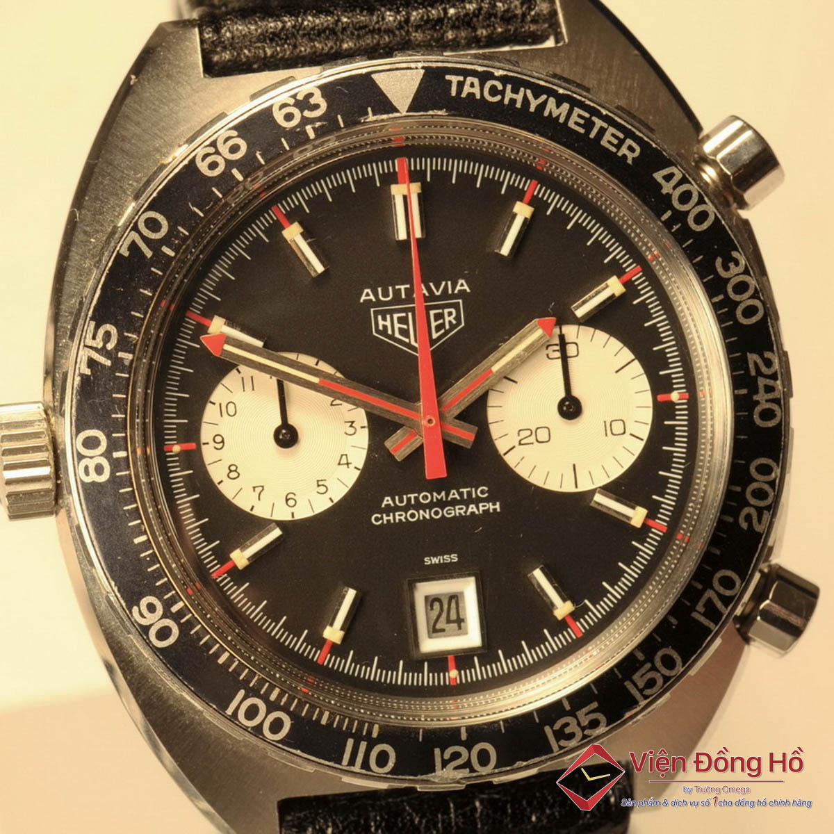 Năm 1967, vành bezel tachymeter xoay được đưa vào phiên bản mới của Heuer Autavia