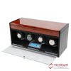Hộp xoay cao cấp Driklux chất liệu gỗ MDF piano kết hợp da Microfiber T4BRB Lux (4 Xoay)