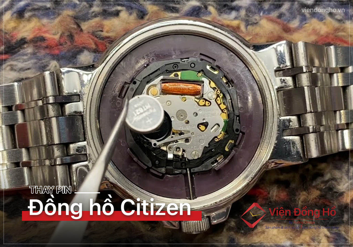 Thay pin dong ho Citizen 5