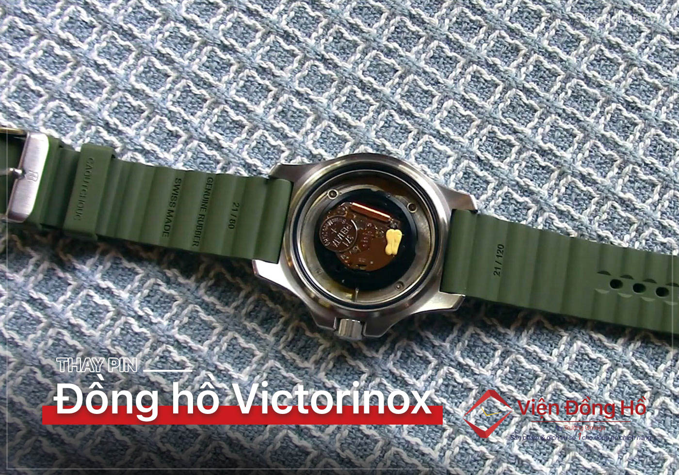 Thay pin dong ho Victorinox 5