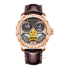 Lucky Harvey Sapphire Luminous Men Rose Gold Bee Watch